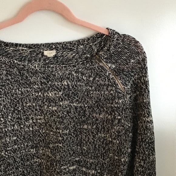 J. Crew Sweaters - J.Crew lightweight sweater with zipper detail
